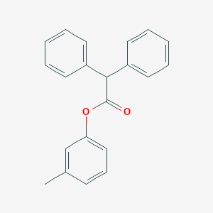 molecular formula C21H18O2 B325989 3-Methylphenyl diphenylacetate 
