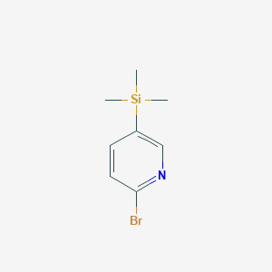 molecular formula C8H12BrNSi B3259979 2-溴-5-三甲基甲硅烷基吡啶 CAS No. 325958-97-2