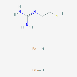 molecular formula C3H11Br2N3S B3260029 Mercaptoethylguanidine (MEG) dihydrobromide CAS No. 32665-11-5