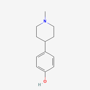 molecular formula C12H17NO B3260031 4-(1-Methyl-4-piperidinyl)phenol CAS No. 326812-68-4