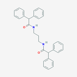 molecular formula C31H30N2O2 B326004 N,N'-1,3-propanediylbis(2,2-diphenylacetamide) 