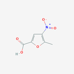 molecular formula C6H5NO5 B3260048 5-Methyl-4-nitro-2-furancarboxylic acid CAS No. 326867-81-6