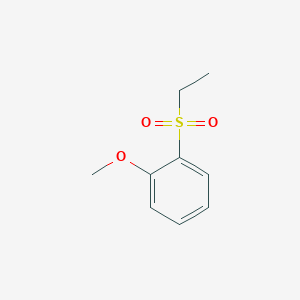 molecular formula C9H12O3S B3260059 1-(Ethanesulfonyl)-2-methoxybenzene CAS No. 32690-56-5