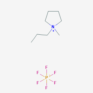 molecular formula C8H18F6NP B3260072 1-Methyl-1-propylpyrrolidinium hexfluorophosphate CAS No. 327022-58-2