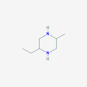 molecular formula C7H16N2 B3260119 2-Ethyl-5-methylpiperazine CAS No. 32736-20-2