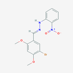 5-Bromo-2,4-dimethoxybenzaldehyde (2-nitrophenyl)hydrazone