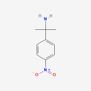 molecular formula C9H12N2O2 B3260122 2-(4-硝基苯基)丙-2-胺 CAS No. 3276-37-7