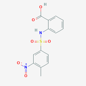 2-(4-Methyl-3-nitro-benzenesulfonylamino)-benzoic acid