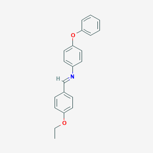 molecular formula C21H19NO2 B326017 N-(4-ethoxybenzylidene)-4-phenoxyaniline 