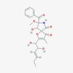 molecular formula C22H25NO8 B032602 伪罗汀 A CAS No. 58523-30-1