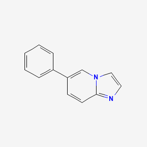 molecular formula C13H10N2 B3260201 6-Phenylimidazo[1,2-a]pyridine CAS No. 328062-45-9
