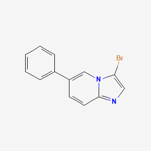 molecular formula C13H9BrN2 B3260202 3-Bromo-6-phenylimidazo[1,2-a]pyridine CAS No. 328062-46-0