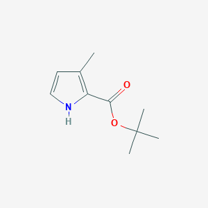 molecular formula C10H15NO2 B3260234 tert-Butyl 3-methyl-1H-pyrrole-2-carboxylate CAS No. 3284-48-8