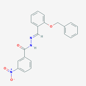 N'-[2-(benzyloxy)benzylidene]-3-nitrobenzohydrazide