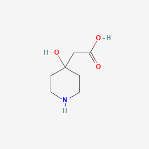 molecular formula C7H13NO3 B3260241 2-(4-Hydroxypiperidin-4-yl)acetic acid CAS No. 328401-29-2