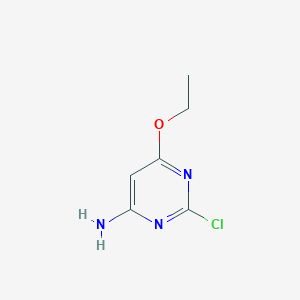 molecular formula C6H8ClN3O B3260268 2-Chloro-6-ethoxypyrimidin-4-amine CAS No. 3289-41-6