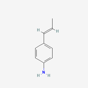 molecular formula C9H11N B3260278 4-[(E)-prop-1-enyl]aniline CAS No. 328956-54-3