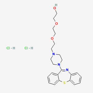2-(2-(2-(4-(Dibenzo[b,f][1,4]thiazepin-11-yl)piperazin-1-yl)ethoxy)ethoxy)ethanol dihydrochloride