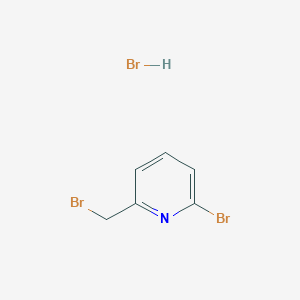 molecular formula C6H6Br3N B3260313 2-Bromo-6-(bromomethyl)pyridine hydrobromide CAS No. 32938-46-8