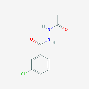 molecular formula C9H9ClN2O2 B326032 N'-Acetyl-3-chlorobenzohydrazide 