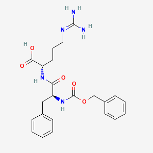 molecular formula C23H29N5O5 B3260320 Z-Phe-Arg CAS No. 32949-41-0