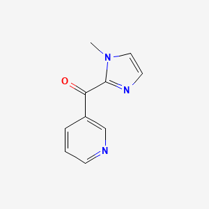 molecular formula C10H9N3O B3260360 3-(1-methyl-1H-imidazole-2-carbonyl)pyridine CAS No. 329907-69-9