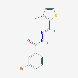 3-bromo-N'-[(3-methyl-2-thienyl)methylene]benzohydrazide