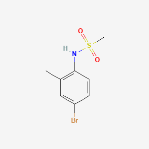 molecular formula C8H10BrNO2S B3260414 N-(4-溴-2-甲苯基)甲磺酰胺 CAS No. 330468-71-8