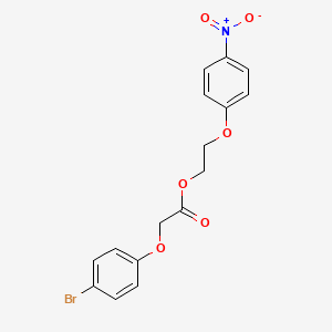 2-(4-Nitrophenoxy)ethyl 2-(4-bromophenoxy)acetate