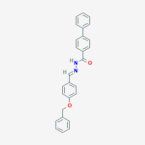 molecular formula C27H22N2O2 B326049 N'-[4-(benzyloxy)benzylidene]-4-biphenylcarbohydrazide 