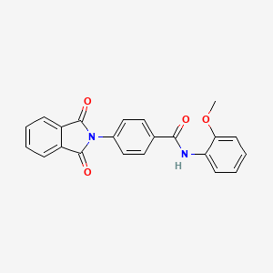 4-(1,3-dioxoisoindol-2-yl)-N-(2-methoxyphenyl)benzamide