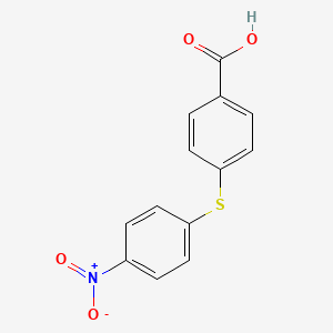 molecular formula C13H9NO4S B3260539 4-[(4-Nitrophenyl)sulfanyl]benzoic acid CAS No. 33174-23-1