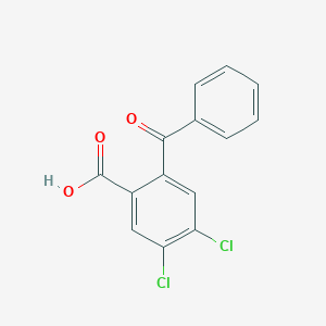 molecular formula C14H8Cl2O3 B3260558 2-Benzoyl-4,5-dichlorobenzoic acid CAS No. 33184-58-6