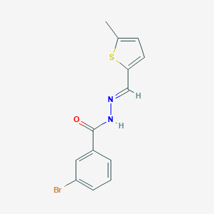 3-bromo-N'-[(5-methyl-2-thienyl)methylene]benzohydrazide