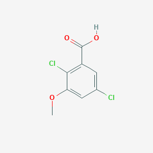 molecular formula C8H6Cl2O3 B3260630 2,5-Dichloro-3-methoxybenzoic acid CAS No. 33234-25-2