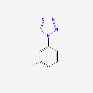 molecular formula C7H5IN4 B3260651 1-(3-Iodophenyl)tetrazole CAS No. 332377-03-4