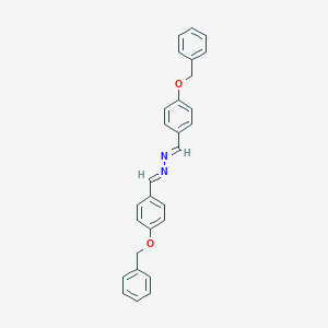 molecular formula C28H24N2O2 B326066 (1E,2E)-bis[4-(benzyloxy)benzylidene]hydrazine 