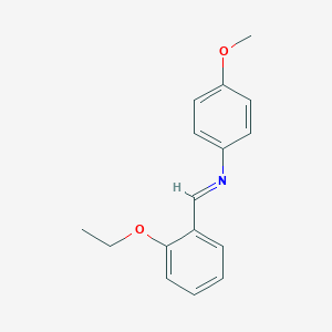 molecular formula C16H17NO2 B326070 N-(2-ethoxybenzylidene)-4-methoxyaniline 