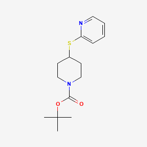 4-(Pyridin-2-ylsulfanyl)-piperidine-1-carboxylic acid tert-butyl ester