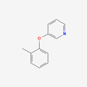 molecular formula C12H11NO B3260729 3-(O-tolyloxy)pyridine CAS No. 33399-54-1