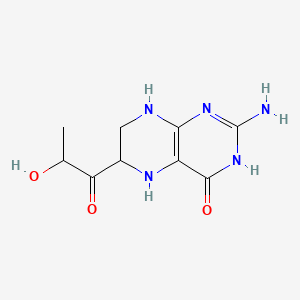 molecular formula C9H13N5O3 B3260744 6-Lactoyltetrahydropterin CAS No. 33405-80-0