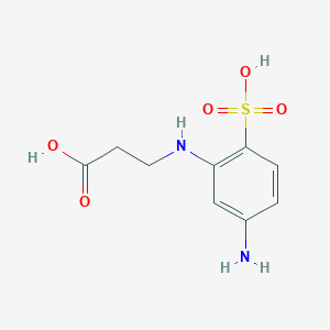 2-beta-Carboxyethylamino-4-aminobenzenesulfonicacid
