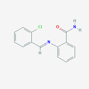 2-[(2-Chlorobenzylidene)amino]benzamide