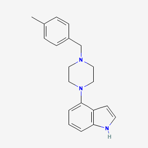 4-(4-(4-Methylbenzyl)piperazin-1-yl)-1H-indole