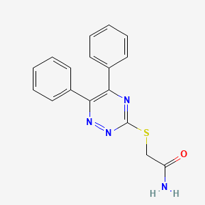 2-((5,6-Diphenyl-1,2,4-triazin-3-yl)thio)acetamide