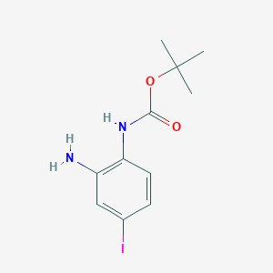 (2-Amino-4-iodo-phenyl)-carbamic acid tert-butyl ester