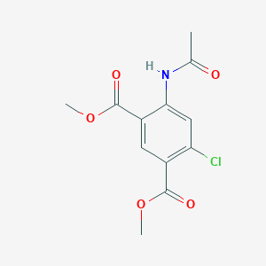 molecular formula C12H12ClNO5 B3260852 Dimethyl 4-acetamido-6-chloroisophthalate CAS No. 335293-22-6