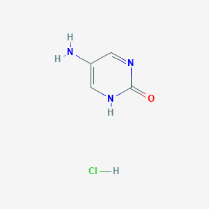 molecular formula C4H6ClN3O B3260931 5-Aminopyrimidin-2(1H)-one hydrochloride CAS No. 33631-17-3