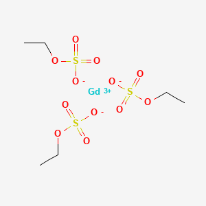 molecular formula C6H15GdO12S3 B3260936 Ethyl hydrogen sulphate, gadolinium(3+) salt CAS No. 3368-34-1