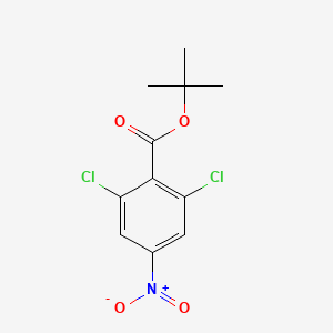molecular formula C11H11Cl2NO4 B3260940 tert-Butyl 2,6-dichloro-4-nitrobenzoate CAS No. 336818-33-8